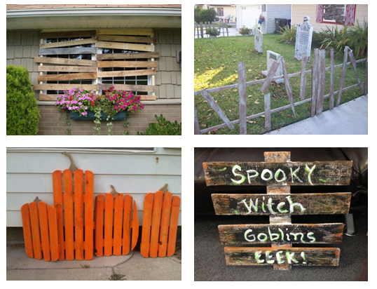 different ways you can use a pallet during halloween