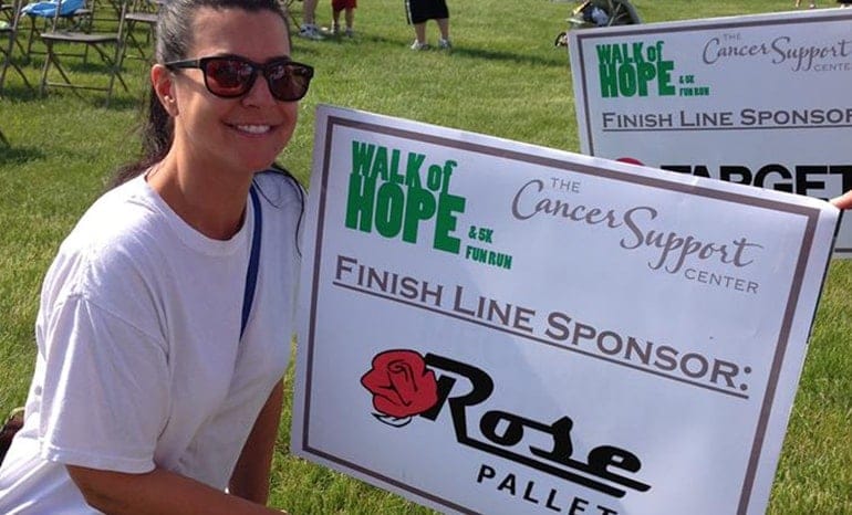 Rose Pallet is Proud to Assist the Cancer Support Center Walk of Hope