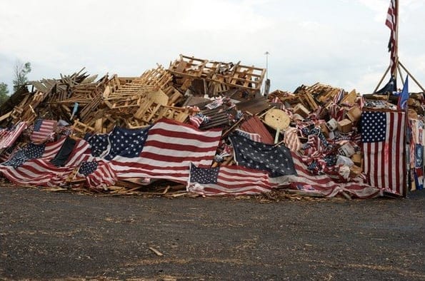 Memorial Day Watchfires Built Using Old Pallets Honor Our Nation’s Vets