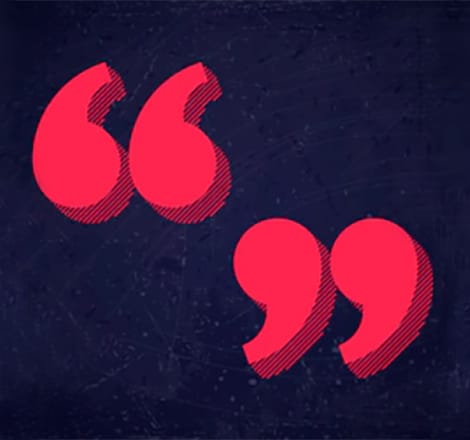 quotation marks