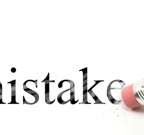 erase mistakes