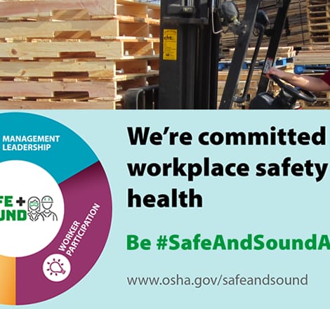 we're committed to worplace safety and health