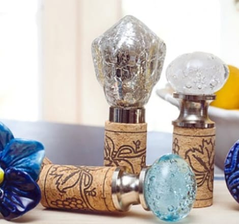 close-up of multiple wooden gifts