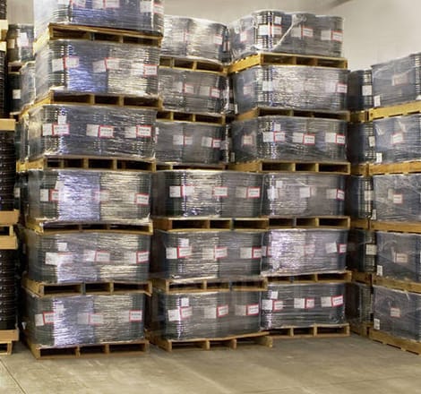 warehouse full of pallets