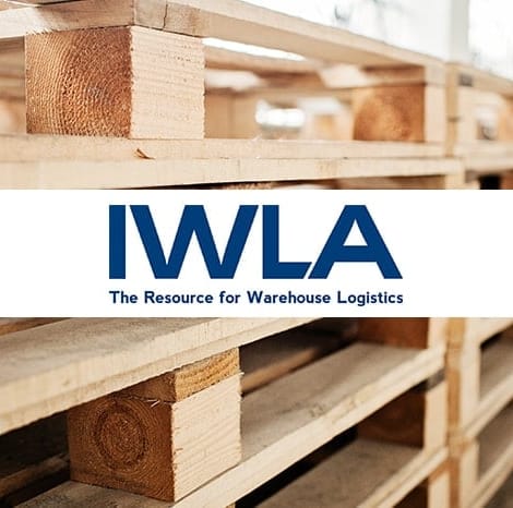 iwla branding over pallets