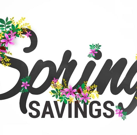 Spring Savings