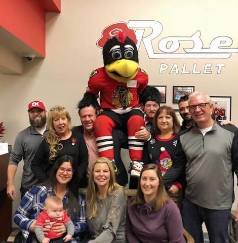 Rose Pallet team smiling for portrait