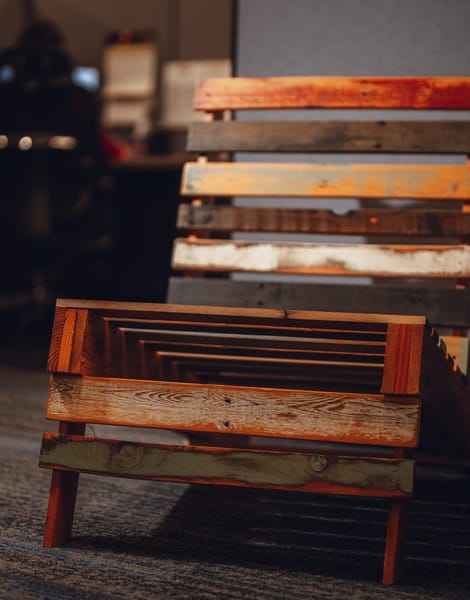 wood pallet chair