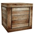 close up of wooden crate