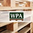 wpa branding over wooden pallets