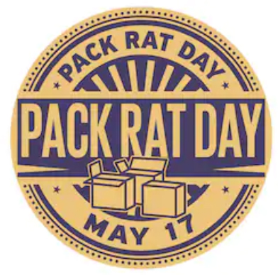 Pack Rat Day on May 17