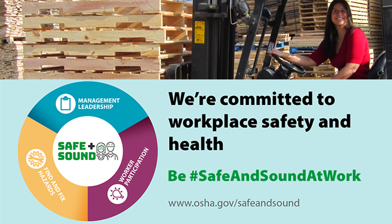 we're committed to worplace safety and health