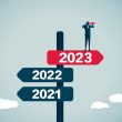 2021, 2022, 2023 arrows