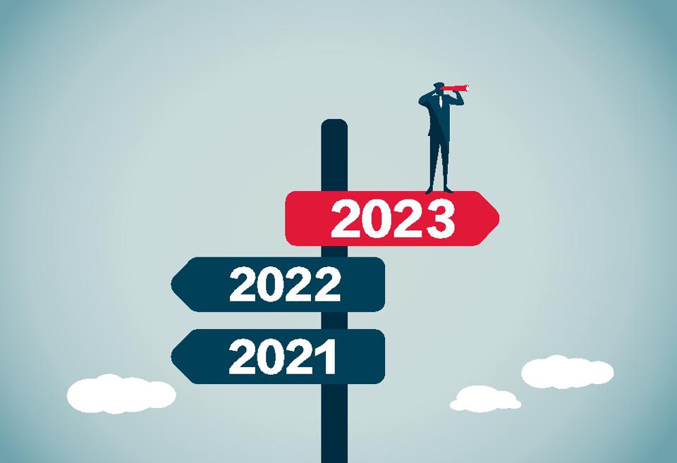 2021, 2022, 2023 arrows
