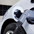 close-up of car charging